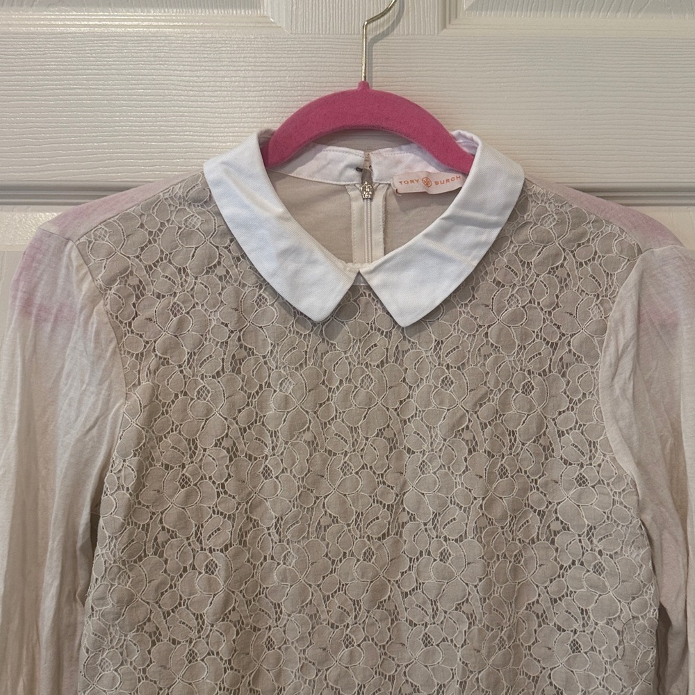 Tory Burch Gabriella lace top, small - Picture 3 of 8